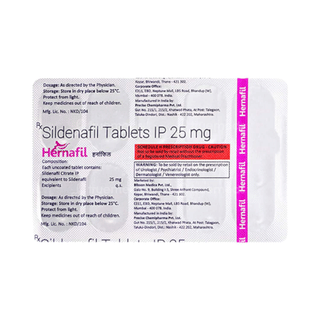 Hernafil Cet 25 Mg Tablet 10